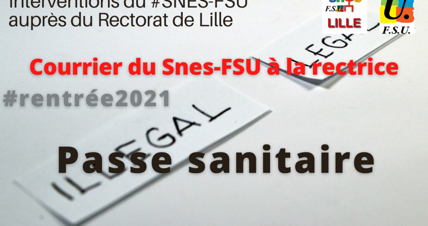 Le passe sanitaire n'est pas exigible dans les établissements scolaires.