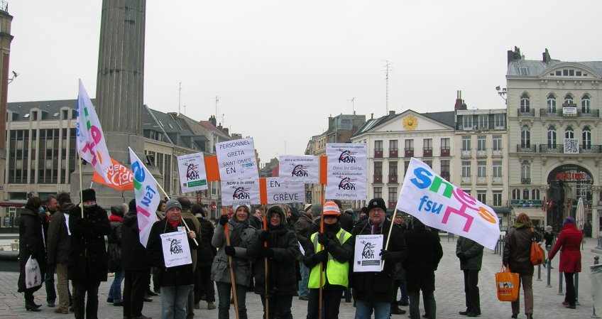 GRETA en lutte : Rassemblement à Lille Place du général De Gaulle Jeudi 9 (…)