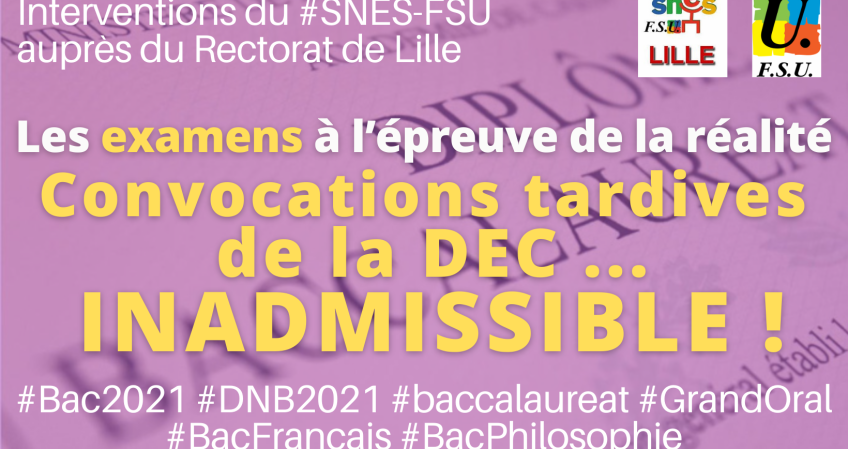 Harmonisation, correction du DNB : pas d'astreinte pour les (…)