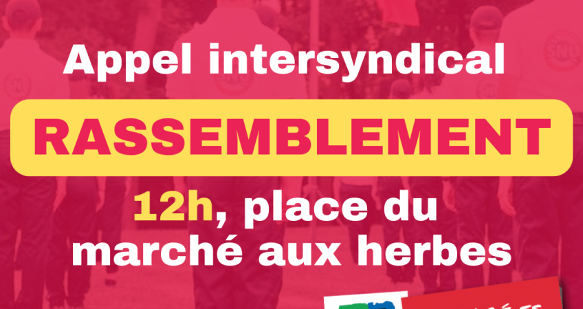 SNU : rassemblement à Valenciennes mercredi 3 mai