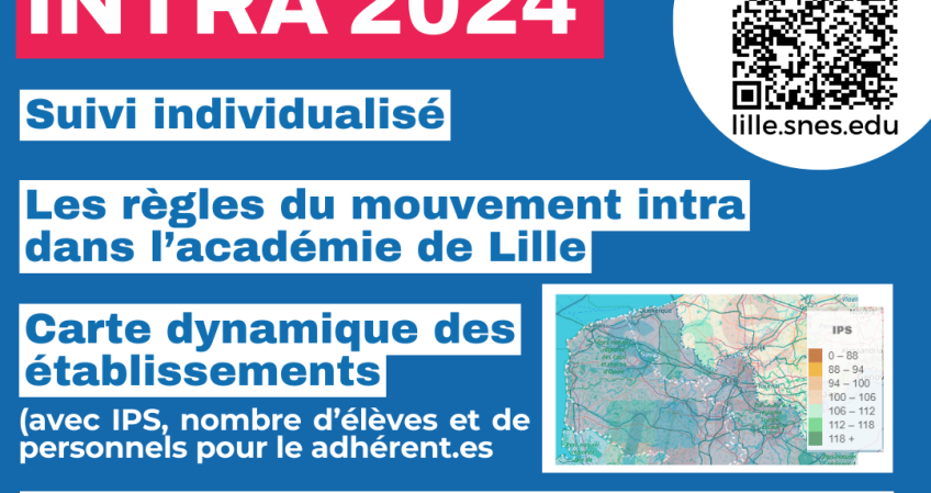 [MAJ 25 mars] Intra 2024 : Liste des postes libérés à l'inter, des (…)