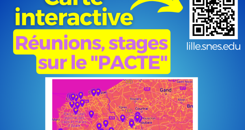 La carte interactive des heures syndicales et des stages #NonAuPacte [28/05]